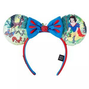 NWT Official Disney 100 - Classic Snow White Mickey Ear Headband Sold Out